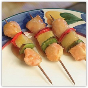 Chicken Kabob with Pineapple